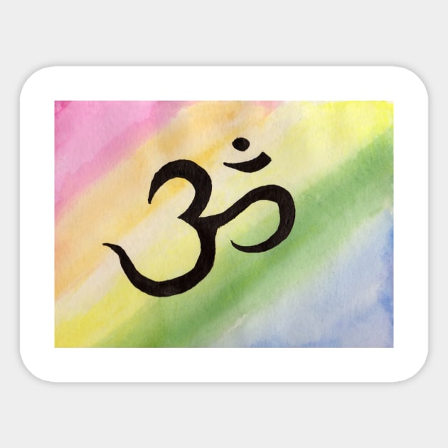 Aum Sticker by lindaursin